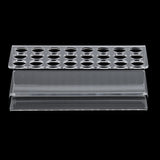 Maxbell Design Portable Acrylic Marker Storage Rack Markers Holder Empty 24 Slots Brushes Lip Gloss Display