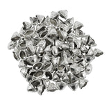 Maxbell 100 Pieces Antique Silver Tassel End Cap Beads Caps Stopper Jewelry Making Findings DIY Crafts Supplies