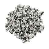 Maxbell 100 Pieces Antique Silver Tassel End Cap Beads Caps Stopper Jewelry Making Findings DIY Crafts Supplies