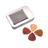 Maxbell 4pcs Guitar Bass Picks Plectrums with 1pc Iron Box Case Set Musical Instrument Parts