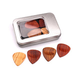 Maxbell 4pcs Guitar Bass Picks Plectrums with 1pc Iron Box Case Set Musical Instrument Parts