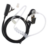 Maxbell Clear Acoustic Tube Covert Earpiece Earphone Headset PTT(Push To Talk) For Yaesu Vertex VX-1R Two Way Radio