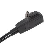 Maxbell Clear Acoustic Tube Covert Earpiece Earphone Headset PTT(Push To Talk) For Yaesu Vertex VX-1R Two Way Radio