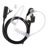 Maxbell Clear Acoustic Tube Covert Earpiece Earphone Headset PTT(Push To Talk) For Yaesu Vertex VX-1R Two Way Radio