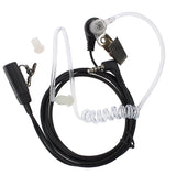 Maxbell Clear Acoustic Tube Covert Earpiece Earphone Headset PTT(Push To Talk) For Yaesu Vertex VX-1R Two Way Radio