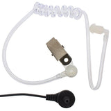 Maxbell Clear Acoustic Tube Covert Earpiece Earphone Headset PTT(Push To Talk) For Yaesu Vertex VX-1R Two Way Radio