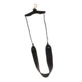 Maxbell Durable Leather Saxophone Neck Shoulder Strap Sax Belt with Hook Stage Accessory