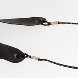 Maxbell Durable Leather Saxophone Neck Shoulder Strap Sax Belt with Hook Stage Accessory