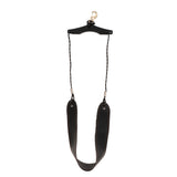 Maxbell Durable Leather Saxophone Neck Shoulder Strap Sax Belt with Hook Stage Accessory