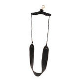 Maxbell Durable Leather Saxophone Neck Shoulder Strap Sax Belt with Hook Stage Accessory
