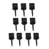 Maxbell 10pcs Plastic Archery Target Pins Archery Accessories Durable and Light-weight Black