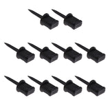 Maxbell 10pcs Plastic Archery Target Pins Archery Accessories Durable and Light-weight Black