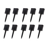 Maxbell 10pcs Plastic Archery Target Pins Archery Accessories Durable and Light-weight Black