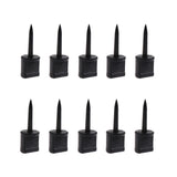 Maxbell 10pcs Plastic Archery Target Pins Archery Accessories Durable and Light-weight Black