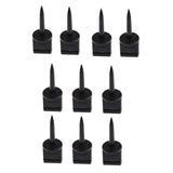 Maxbell 10pcs Plastic Archery Target Pins Archery Accessories Durable and Light-weight Black