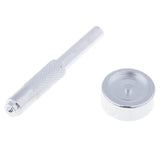 Maxbell 6 Sets 15mm Snap Fastener Poppers Press Stud w/Fixing Tool Sewing Leather Craft