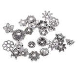 Maxbell 150Pcs 10/5mm Metal Flower Spacer Bead Caps Fashion Jewelry Findings Crafts