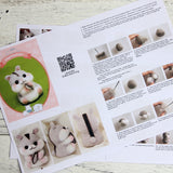 Maxbell Hamster Needle Felting Kit DIY For Beginners with Basic Tools and Tutorials