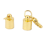 Maxbell 5 Pieces Cylinder Shape Magnetic Clasps with Lobster Clasp Connector Jewelry Making Findings 5.5mm