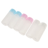 Maxbell 6x Transparent Empty Refillable Travel Silicone Cosmetic Body Hand Lotion Shampoo Squeeze Bottles