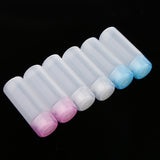 Maxbell 6x Transparent Empty Refillable Travel Silicone Cosmetic Body Hand Lotion Shampoo Squeeze Bottles