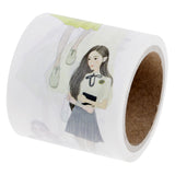 Maxbell Multi-purpose Adhesive Paper Sticker with Yong Girls Pattern Masking Tape DIY Crafts & Gift Wrapping