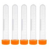 Maxbell 5Pcs Plastic Clear Doll Felting Needle Storage Container Tube Bottle & Cap