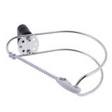 Maxbell 316 Stainless Steel Horseshoe Bracket Life Buoy Ring Holder & Plastic Mount