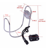 Maxbell 316 Stainless Steel Horseshoe Bracket Life Buoy Ring Holder & Plastic Mount