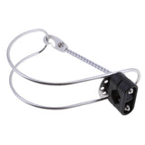 Maxbell 316 Stainless Steel Horseshoe Bracket Life Buoy Ring Holder & Plastic Mount