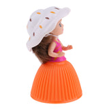 Maxbell Sweet Caramel Cupcake Eyster Dolls Toys with Surprise, Cake Transform to Princess Doll