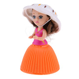 Maxbell Sweet Caramel Cupcake Eyster Dolls Toys with Surprise, Cake Transform to Princess Doll