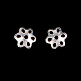 Maxbell 10 Piece 925 Sterling Silver Filigree Bead Cap Jewelry Findings for Beading 4mm