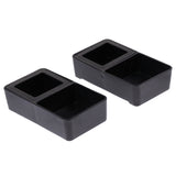 Maxbell 2 pcs Food Water Feeding Double Box Turtle Basin Reptile Feeder Box Insect Breeding Container