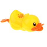 Maxbell Cute Plastic Wind Up Swimming Yellow Duck Kids Baby Bathing Time Water Toy Early Learning