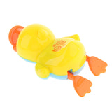 Maxbell Cute Plastic Wind Up Swimming Yellow Duck Kids Baby Bathing Time Water Toy Early Learning