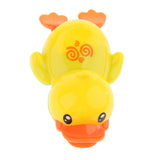 Maxbell Cute Plastic Wind Up Swimming Yellow Duck Kids Baby Bathing Time Water Toy Early Learning