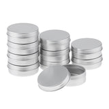 Maxbell 10 Pcs 25ml Aluminum Round Lip Balm Tin Container Bottle with Screw Thread Lid for Lip Balm,Crafts,Cosmetic,Candles,Storage Kit