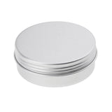 Maxbell 10 Pcs 25ml Aluminum Round Lip Balm Tin Container Bottle with Screw Thread Lid for Lip Balm,Crafts,Cosmetic,Candles,Storage Kit