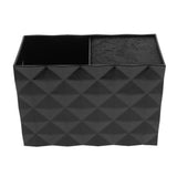 Maxbell Salon Scissors Holder Shears Comb Clips Organizer Arcylic Holder Box Case Black (6"x3"x4")