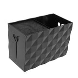 Maxbell Salon Scissors Holder Shears Comb Clips Organizer Arcylic Holder Box Case Black (6"x3"x4")