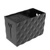 Maxbell Salon Scissors Holder Shears Comb Clips Organizer Arcylic Holder Box Case Black (6"x3"x4")