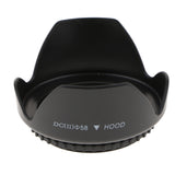 Maxbell Flower Crown Petal Shaped Lens Hood for Canon Nikon Sony Olympus Pentax and so on -58mm