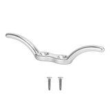 Maxbell 316 Stainless Steel Flagpole Rope Cleat Hook 150mm Boat Mooring Accessories
