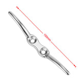 Maxbell 316 Stainless Steel Flagpole Rope Cleat Hook 150mm Boat Mooring Accessories