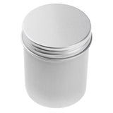 Maxbell 5 Packs 80ml Round Aluminum Metal Tin Cans Screw Top Empty Slip Slide Containers Bulk Storage Organization for Lip Balm,Crafts,Cosmetic,Candles