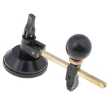 Maxbell 20cm 6 Wheels Adjustable Compasses Mosaic Glass Circle Circular Cutter with Suction Cup for DIY Glass Art Craft