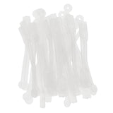Maxbell Wholesale 50pcs Elastic Cold Perm Salon Hair Roller Hair Styling Sticks Rubber Band