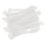 Maxbell Wholesale 50pcs Elastic Cold Perm Salon Hair Roller Hair Styling Sticks Rubber Band