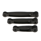 Maxbell 3 in 1 Extension Arm Set Compatible for GoPro Hero Action Cameras Black - Which Allows You to Set Different Angles for Photography or Video